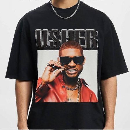 Usher Tröja, Retro Usher Grafik T-shirt, Vintage Usher 90-tals Tröja, Usher Rap Hip Hop, Usher Fan Unisex T-shirt-Wss52