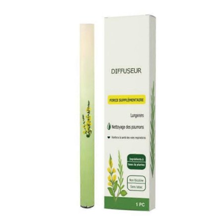 Bærbar urte-diffuser pen, lungerensning & energi boost, luftfrisker, urte-opfrisker, klar vejrtrækning