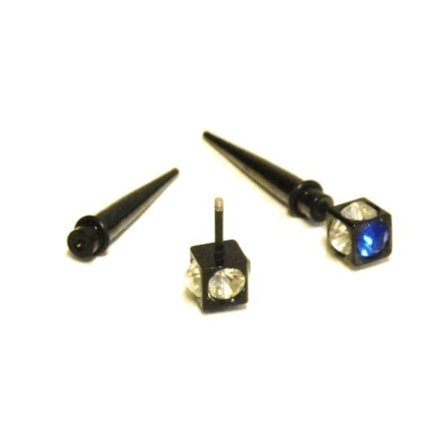 Fake Expander - Stick med blå og hvide krystaller