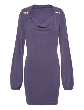 GUESS Jeans | Ls Draped Nk Cecilia Dress | M