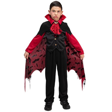 Gotisk Vampyr Maskeraddräkt Barn