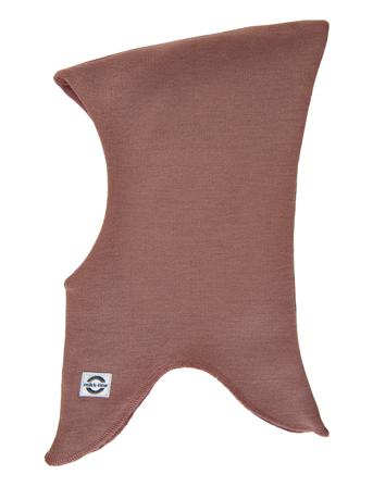 Wool Fullface - Solid W. Windstop Accessories Headwear Balaclava Brun Mikk-Line