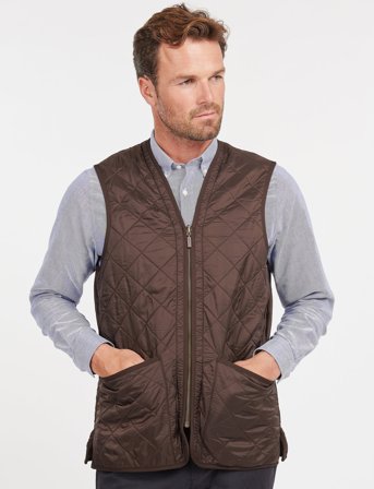 Barbour Barbour Polarquilt Waistcoat/Zip-In Liner - Brown - S
