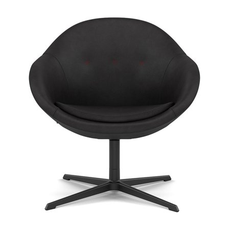 Varier Furniture Kokon Club - Black Leather - Black base