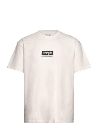 Wr Logo Tee White Wrangler