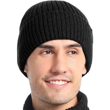 Mössa - Plyschmössa - Varma mössor - Tjock stickad vintermössa - Högkvalitativ mössa - Virkad - Trendig mössa - Damhattar - Herrhattar - Snygga kepsar