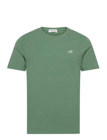Jaames Chest Mountain T-shirts Short-sleeved Grønn ARMEDANGELS