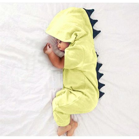 Baby Clothes New Baby Boys Girls Clothes Baby Dinosaur Hooded Jumpsuit Outfits Autumn Winter Kids Clothing