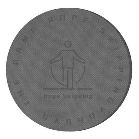 Hoppetau Matte 6MM Tykkelse Rundt Tau Hoppeunderlag Lydisolert Stille Yogamatte Dansepute Fitne[D]