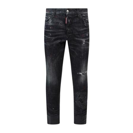 Dsquared2, Boot-cut Jeans Zwart, Heren, Maat:L