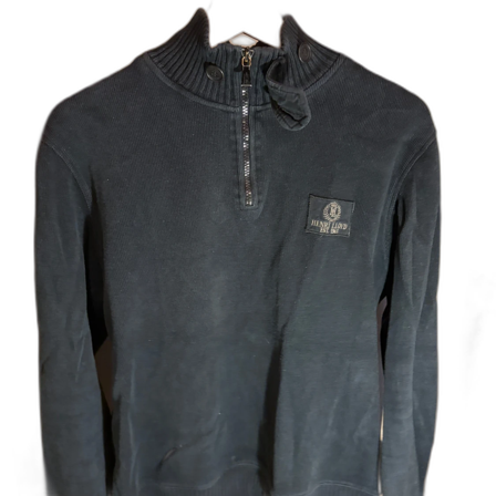 Mörkblå half zip tröja Henri Lloyd