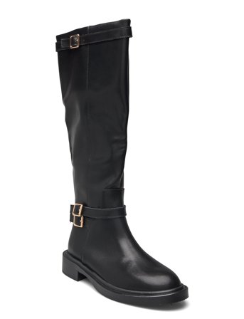Bianco Biapaloma Knee High Boot Smooth Leather - Black - 37