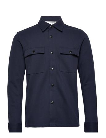 Slhjackie Sweat Jacket W Tunn Jacka Marinblå Selected Homme