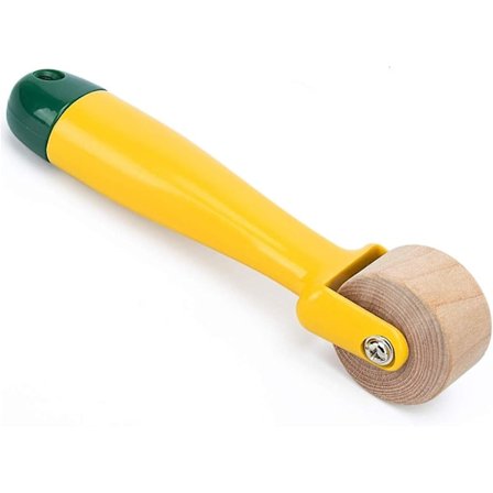 Syrulle for quilting, rulle og press, sy tapetrulle med ergonomisk håndtak, trykkhjul for sying, quilting, trykking, tapet