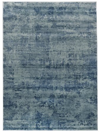 Abstract Harper Blue Oeko-Tex Rug
