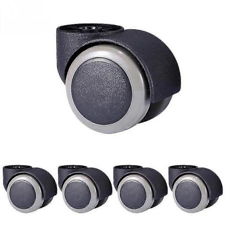 5 toimistotuolin pyörää upotetut cadlierit 2 tuumaa 250 kg raskasta draamaa Global