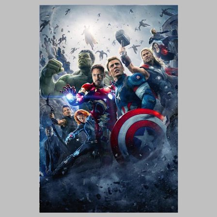5D Diamond Painting Avengers Series 4 DIY Full Diamond Dekorativ målning (40 * 50 cm)
