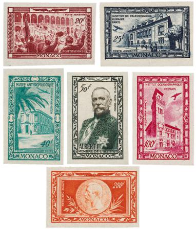 Monaco 1949 - YT PA36/PA41 - Postfrisk
