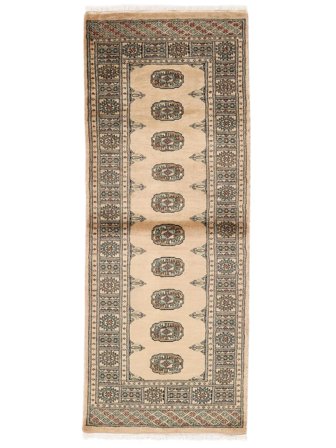 Itämainen Pakistan Bokhara 3Ply Matot Matto 79X202 Käytävämatto Ruskea/Oranssi Villa, Pakistan