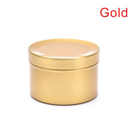 Ljusburkar med lock Bulk Rund Ljusbehållare Burkar Tom Sto