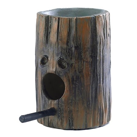 Simulert Tre Fuglehus Gårdshus Villfugl Mater for Utendørs Vegghengende Fuglehus Hagegårdsplass Dekor