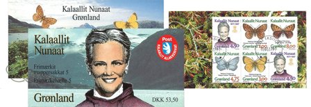 Grønland 1997 - AFA H-5 - Frimærkehæfte - Stemplet