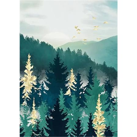 Timanttimaalaus / DIY 5D Timanttimaalaus - 30x40cm -UK Maisema-3