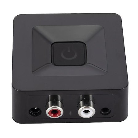 Digital Fiber til Analog 5.0 Bluetooth Audio Modtager Mobiltelefon Bluetooth til Øretelefon Højttaler Bluetooth Adapter (1 stk, Sort)