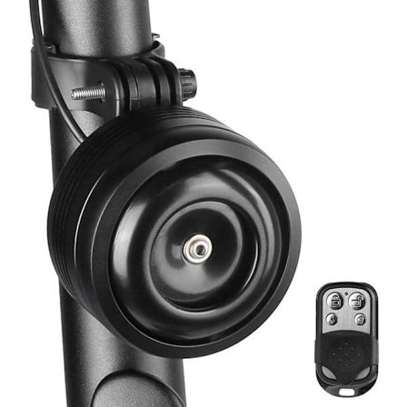 Accolmile Varkaudenvastainen Pyörän Torvi Kaukosäätimellä Vedenpitävä Ladattava Polkupyörän Kellon USB-portilla Pyörän Kellon Hälytys
