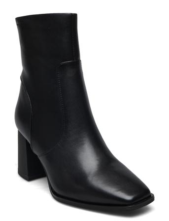 Woms Boots Shoes Boots Ankle Boots Ankle Boot - Heel Svart Tamaris