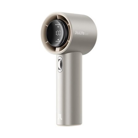 Jisulife Handhållen fläkt Pro1 S 5000mAh FA53PRO Mini Blower Bärbar USB metallfläkt - Ljusbrun