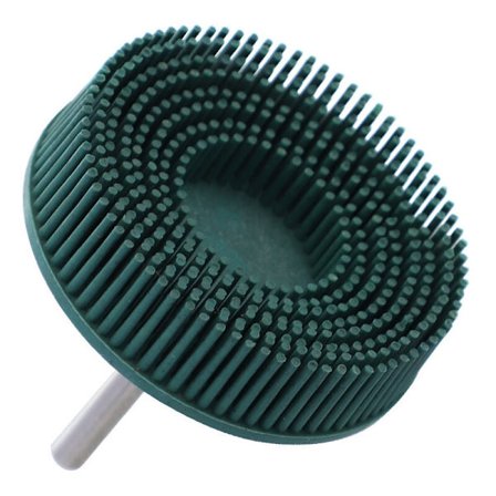 Slipende børste av gummi, mørkegrønt poleringshjul for elektrisk drill