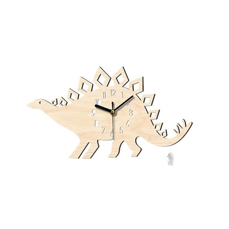 Hiljainen kello, ontto, tarkka ajoitus, mykistys, lastenhuoneen sisustus, sarjakuva, kani, puukello, syntymäpäivälahja