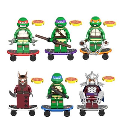 Ninjago-minihahmot Kai Jay Sensei Wu Master, sopivat Lego-rakennuspalikkaleluun