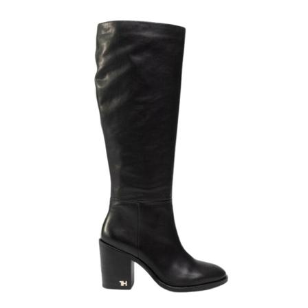 Tommy Hilfiger, High Boots Czarny, Kobieta, Rozmiar: 36 EU