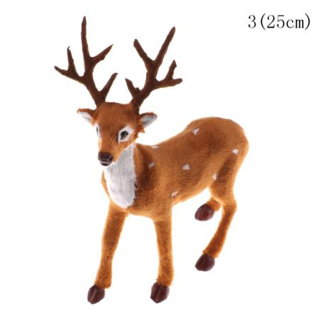 Julsimulering Plysch Ren Xmas Älg Plysch Leksak Nyår