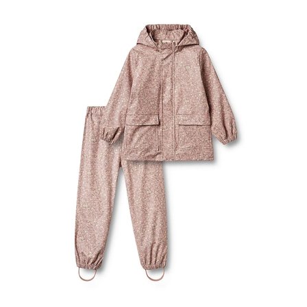WHEAT Rainwear Ola Set Powder Flower Meadow Str 140/10 år, Tøj & Bolig, Tøj, Regntøj