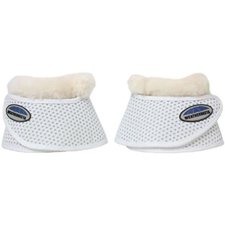 Weatherbeeta Pure Wool Trim Bell Boots Helvit
