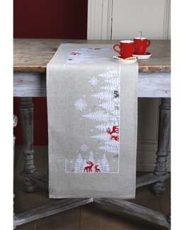 Stickpackung Läufer Winter