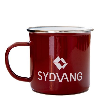 Sydvang Blikk Kopp Emaljert 450 ml eating utensils Red OneSize