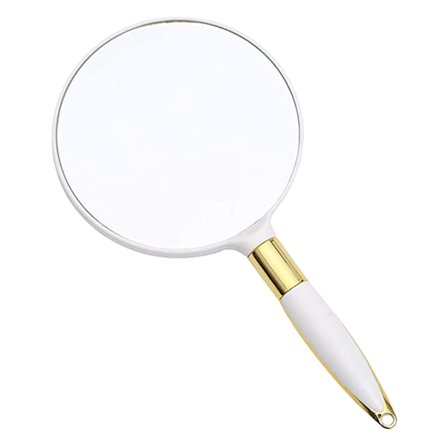 Kätevä meikkikäyttöinen peili kahvalla