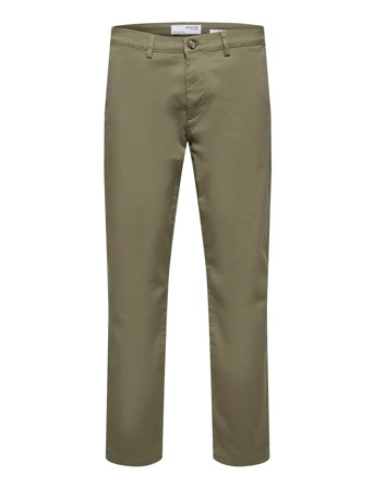 Slm175-Slim New Miles Flex Pant Noos Green Selected