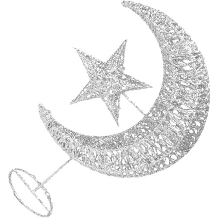 Pc Star Tretopp Stjerne Tretopp Glitrende Juletre Topp Julepynt Stjerne Juletre Topp Smijern Sølv