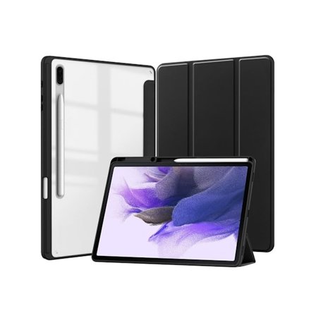 Etui til Samsung Galaxy Tab A9 8.7 Sm X115 Akryl Tablet Beskyttelsescover Sort