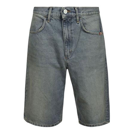 Amish Men& Clothing Shorts Blue Ss22 blå, Herr, Herr, Storlek: W31