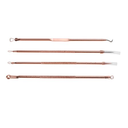 Aknebehandling och hudvård - Verktygssats 2-in-1, 4 delar