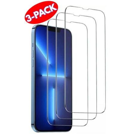 [3-pack] - Iphone 13 Pro Max Skärmskydd I Härdat Glas