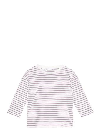 Stripes T-shirts Long-sleeved T-shirts Multi/mönstrad Mango