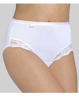 Stretchtrusse Romance Hvid - 56 - Sloggi