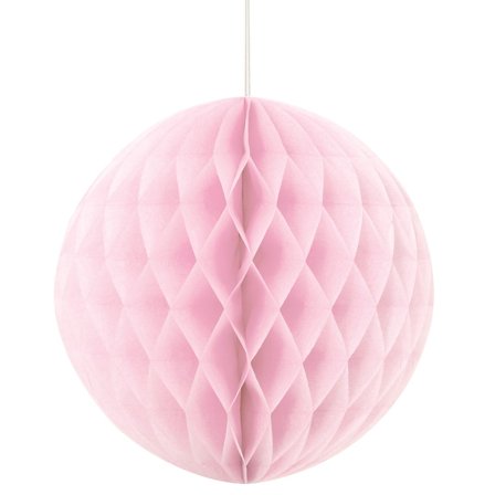 Hängande Honeycomb Boll Ljusrosa